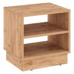 Κομοδίνο Mason pakoworld μελαμίνης σε oak απόχρωση 40x32x40εκ - ΚΟΜΟΔΙΝΑ στο Milonadakis.gr