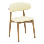 Καρέκλα Ubene pakoworld rubberwood και pu σε καρυδί και μπεζ απόχρωση 46x58x79εκ - ΚΑΡΕΚΛΕΣ - ΠΟΛΥΘΡΟΝΕΣ ΕΣ. στο Milonadakis.gr