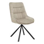 Καρέκλα Wori pakoworld μπεζ βελούδο-πόδι μαύρο μέταλλο 48x56x82εκ - ΚΑΡΕΚΛΕΣ - ΠΟΛΥΘΡΟΝΕΣ ΕΣ. στο Milonadakis.gr