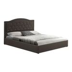 Κρεβάτι διπλό με αποθηκευτικό χώρο Majore pakoworld ανθρακί ύφασμα 160x200εκ - ΚΡΕΒΑΤΙΑ στο Milonadakis.gr