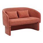 Καναπές διθέσιος Playmob pakoworld ύφασμα σε κεραμιδί απόχρωση 65x128x79εκ - ΚΑΝΑΠΕΔΕΣ-ΣΑΛΟΝΙΑ στο Milonadakis.gr