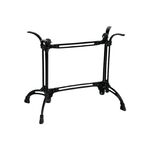 Βάση τραπεζιού Basa pakoworld μεταλλική σε μαύρη απόχρωση 82x50x71εκ - ΒΑΣΕΙΣ ΤΡΑΠΕΖΙΩΝ στο Milonadakis.gr