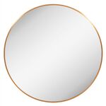 ΚΑΘΡΕΠΤΗΣ ΤΟΙΧΟΥ ΣΕΙΡΑ ARCHER HM4498.30 ΠΛΑΙΣΙΟ ΣΤΡΟΓΓΥΛΟ ΑΛΟΥΜΙΝΙΟΥ ΧΡΥΣΟ Φ80εκ - ΚΑΘΡΕΠΤΕΣ στο Milonadakis.gr