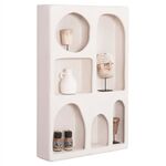 ΡΑΦΙΕΡΑ-ΚΟΜΜΟ ΣΕΙΡΑ SANTORINI HM18059 MDF ΣΕ ΥΠΟΛΕΥΚΟ 80x18x120Υεκ. - ΒΙΤΡΙΝΕΣ στο Milonadakis.gr