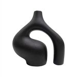 ΕΠΙΤΡΑΠΕΖΙΟ ΚΕΡΑΜΙΚΟ ΔΙΑΚΟΣΜΗΤΙΚΟ GLAΖΕ HM4597.02 ΜΑΥΡΟ ΜΑΤ 29,5x11x29Υεκ - ΑΝΤΙΚΕΙΜΕΝΑ στο Milonadakis.gr