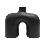 ΕΠΙΤΡΑΠΕΖΙΟ ΚΕΡΑΜΙΚΟ ΔΙΑΚΟΣΜΗΤΙΚΟ GLAΖΕ HM4600.02 ΜΑΥΡΟ ΜΑΤ 27x9x23Υεκ - ΑΝΤΙΚΕΙΜΕΝΑ στο Milonadakis.gr