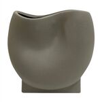 ΕΠΙΤΡΑΠΕΖΙΟ ΚΕΡΑΜΙΚΟ ΔΙΑΚΟΣΜΗΤΙΚΟ GLAΖΕ HM4610.03 ΓΚΡΙ ΜΑΤ 26x14x25Υεκ - ΑΝΤΙΚΕΙΜΕΝΑ στο Milonadakis.gr