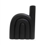 ΕΠΙΤΡΑΠΕΖΙΟ ΚΕΡΑΜΙΚΟ ΔΙΑΚΟΣΜΗΤΙΚΟ ARCON HM4639.02 ΜΑΥΡΟ ΜΑΤ 23,5x5,5x29,5Υεκ - ΑΝΤΙΚΕΙΜΕΝΑ στο Milonadakis.gr