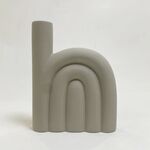 ΕΠΙΤΡΑΠΕΖΙΟ ΚΕΡΑΜΙΚΟ ΔΙΑΚΟΣΜΗΤΙΚΟ ARCON HM4639.03 ΓΚΡΙ ΜΑΤ 23,5x5,5x29,5Υεκ - ΑΝΤΙΚΕΙΜΕΝΑ στο Milonadakis.gr