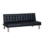 STATE BLACK PU ΚΑΝΑΠΕΣ-ΚΡΕΒΑΤΙ 180X79X74εκ. - ΚΑΝΑΠΕΔΕΣ-ΣΑΛΟΝΙΑ στο Milonadakis.gr