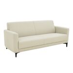 Καναπές τριθέσιος Sidica pakoworld PU σε μπεζ απόχρωση 185x82x81εκ - ΚΑΝΑΠΕΔΕΣ-ΣΑΛΟΝΙΑ στο Milonadakis.gr