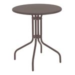 Τραπέζι Vergo pakoworld καφέ μέταλλο Φ60x70εκ - ΤΡΑΠΕΖΙΑ ΕΞ. ΧΩΡΟΥ στο Milonadakis.gr