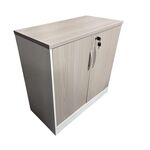 Ντουλάπι γραφείου Armadi pakoworld σε γκρι-λευκή απόχρωση 80x40x80εκ - ΝΤΟΥΛΑΠΙΑ στο Milonadakis.gr