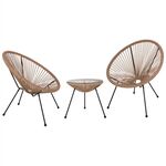 ΣΕΤ ΕΞΩΤΕΡΙΚΟΥ ΧΩΡΟΥ 3ΤΜΧ ACAPULCO HM21100 TWISTED WICKER-ΜΕΤΑΛΛΟ - ΣΕΤ ΣΑΛΟΝΙΑ στο Milonadakis.gr