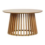 Τραπέζι σαλονιού Domonic pakoworld mdf/pw σε φυσική απόχρωση Φ80x45εκ - ΤΡΑΠΕΖΑΚΙΑ ΣΑΛΟΝΙΟΥ στο Milonadakis.gr