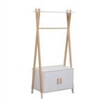 ΚΡΕΜΑΣΤΡΑ ΠΑΙΔΙΚH ΜΕ ΝΤΟΥΛΑΠΙ PASCHAL HM2495.03 ΜΕΛΑΜΙΝΗ-ΞΥΛΟ ΠΕΥΚΟΥ 76x44x170Υεκ - ΠΑΙΔΙΚΟ ΔΩΜΑΤΙΟ στο Milonadakis.gr