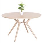 ΤΡΑΠΕΖΙ ΑΛΟΥΜΙΝΙΟΥ ΣΤΡΟΓΓΥΛΟ HIGER HM6290.04 ΚΑΠΟΥΤΣΙΝΟ Φ126x74Υεκ. - ΤΡΑΠΕΖΙΑ ΕΞ. ΧΩΡΟΥ στο Milonadakis.gr