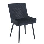 VANESA BLACK VELVET ΥΦΑΣΜΑ ΚΑΡΕΚΛΑ ΜΕΤΑΛΛΙΚΗ 46X62X51-86εκ. - ΚΑΡΕΚΛΕΣ - ΠΟΛΥΘΡΟΝΕΣ ΕΣ. στο Milonadakis.gr