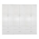 ΝΤΟΥΛΑΠΑ 6ΦΥΛΛΗ REINA ME 6 ΣΥΡΤΑΡΙΑ HM21060.05 ΜΕΛΑΜΙΝΗ ΣΕ ΛΕΥΚΟ 240x42x181Υεκ. - ΝΤΟΥΛΑΠΕΣ στο Milonadakis.gr