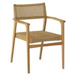 ΠΟΛΥΘΡΟΝΑ NEBO HM9937 ΞΥΛΟ TEAK & ΣΥΝΘ.RATTAN ΣΕ ΦΥΣΙΚΟ ΧΡΩΜΑ 57x63x80,5Υ - ΚΑΡΕΚΛΕΣ - ΠΟΛΥΘΡΟΝΕΣ ΕΣ. στο Milonadakis.gr