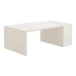 Τραπέζι σαλονιού Poko pakoworld σε λευκή απόχρωση 86.8x50x32,4εκ - ΤΡΑΠΕΖΑΚΙΑ ΣΑΛΟΝΙΟΥ στο Milonadakis.gr