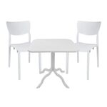 Τραπεζαρία Icon-Ignite pakoworld σετ 3τεμ PP σε λευκή απόχρωση - ΣΕΤ ΤΡΑΠΕΖΑΡΙΕΣ στο Milonadakis.gr