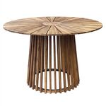 ΤΡΑΠΕΖΙ ΤΡΑΠΕΖΑΡΙΑΣ ΕΞ.ΧΩΡΟΥ CRISTOBAL HM6234 ΞΥΛΟ ΑΚΑΚΙΑΣ-ΜΕΤΑΛΛΟ Φ120x76Υεκ - ΤΡΑΠΕΖΙΑ ΕΞ. ΧΩΡΟΥ στο Milonadakis.gr