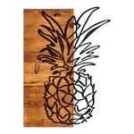 Διακοσμητικό τοίχου Pinable pakoworld ξύλο πεύκου σε φυσική απόχρωση με μαύρο μέταλλο 42x3x58εκ - ΔΙΑΚΟΣΜΗΤΙΚΑ ΤΟΙΧΟΥ στο Milonadakis.gr