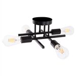 ΦΩΤΙΣΤΙΚΟ ΟΡΟΦΗΣ ΠΟΛΥΦΩΤΟ LIGHTY HM7428.11 ΜΕΤΑΛΛΟ ΣΕ ΜΑΥΡΟ 28x28x15Υεκ. - ΦΩΤΙΣΤΙΚΑ ΟΡΟΦΗΣ στο Milonadakis.gr