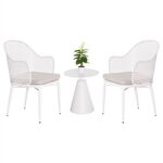 ΣΕΤ LOUNGE 3TMX ΕΞ.ΧΩΡΟΥ OREGO HM21106.02 ΑΛΟΥΜΙΝΙΟ ΣΕ ΛΕΥΚΟ - ΣΕΤ ΣΑΛΟΝΙΑ στο Milonadakis.gr