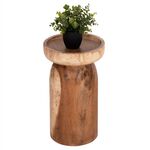 ΤΡΑΠΕΖΙ ΒΟΗΘΗΤΙΚΟ LOKI HM9899.11 ΜΑΣΙΦ ΞΥΛΟ SUAR ΣΕ ΦΥΣΙΚΟ Φ30x50Υεκ. - ΤΡΑΠΕΖΙΑ ΚΟΥΖΙΝΑΣ στο Milonadakis.gr