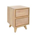 Κομοδίνο Emira pakoworld μασίφ ακακίας σε φυσική απόχρωση 40x40x54εκ - ΚΟΜΟΔΙΝΑ στο Milonadakis.gr