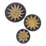 Διακοσμητικό τοίχου Circy Inart σετ 3 τεμ ψάθα σε μαύρη-μπεζ απόχρωση - ΔΙΑΚΟΣΜΗΤΙΚΑ ΤΟΙΧΟΥ στο Milonadakis.gr