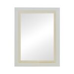 Καθρέπτης Joliene Inart mdf σε λευκή αντικέ-φυσική απόχρωση 60x80x2.1εκ - ΚΑΘΡΕΠΤΕΣ στο Milonadakis.gr