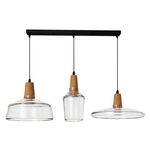 Φωτιστικό οροφής τρίφωτο Somele pakoworld διάφανο μέταλλο-γυαλί Φ73.8x23εκ - ΦΩΤΙΣΤΙΚΑ ΟΡΟΦΗΣ στο Milonadakis.gr