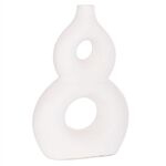 ΕΠΙΤΡΑΠΕΖΙΟ ΔΙΑΚΟΣΜΗΤΙΚΟ ΒΑΖΟ FIORIN HM4666.02S ΤΕΡΑΚΟΤΑ ΣΕ ΛΕΥΚΟ--21x7.5x31Υεκ. - ΑΝΤΙΚΕΙΜΕΝΑ στο Milonadakis.gr