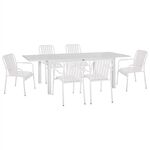 ΣΕΤ ΤΡΑΠΕΖΑΡΙΑΣ ΕΞ.ΧΩΡΟΥ 7ΤΜΧ KRUM HM21146 ΛΕΥΚΟ ΑΛΟΥΜΙΝΙΟ - ΣΕΤ ΤΡΑΠΕΖΑΡΙΕΣ στο Milonadakis.gr