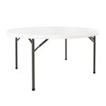 ΤΡΑΠΕΖΙ CATERING-ΣΥΝΕΔΡΙΟΥ HM5043 Φ152Χ74εκ ΠΤΥΣΣΟΜΕΝΟ ΣΤΡΟΓΓΥΛΟ - ΤΡΑΠΕΖΙΑ στο Milonadakis.gr