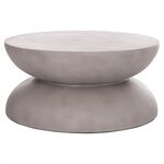 ΤΡΑΠΕΖΙ ΣΑΛΟΝΙΟΥ ANNA HM18158.03 FIBER CEMENT ΣΕ ΓΚΡΙ--Φ92x44.5Υεκ - ΤΡΑΠΕΖΑΚΙΑ ΣΑΛΟΝΙΟΥ στο Milonadakis.gr