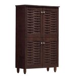 ΠΑΠΟΥΤΣΟΘΗΚΗ-ΝΤΟΥΛΑΠΙ KABIRA 4 ΠΟΡΤΕΣ HM2210.01 WENGE 77Χ34Χ123εκ. - ΝΤΟΥΛΑΠΙΑ - ΠΑΠΟΥΤΣΟΘΗΚΕΣ στο Milonadakis.gr