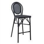 ΣΚΑΜΠΟ ΑΛΟΥΜΙΝΙΟΥ AZARIA HM5060 BAMBOO LOOK ΜΑΥΡΟ ΜΕ TEXTLINE 44x52x115Υεκ. - ΣΚΑΜΠΩ στο Milonadakis.gr