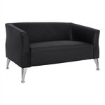 ΚΑΝΑΠΕΣ 2ΘΕΣΙΟΣ KIANA HM3122.21 ΜΕ ΜΑΥΡΟ PU 130x75x71 εκ. - ΚΑΝΑΠΕΔΕΣ-ΣΑΛΟΝΙΑ στο Milonadakis.gr