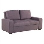 ΚΑΝΑΠΕΣ ΚΡΕΒΑΤΙ KANNA 2ΘΕΣΙΟΣ 176x102x91 εκ.HM3082.01 ΜΕ ΚΑΦΕ ΥΦΑΣΜΑ 176x102x91 εκ. - ΚΑΝΑΠΕΔΕΣ-ΣΑΛΟΝΙΑ στο Milonadakis.gr