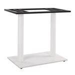 ΒΑΣΗ ΜΕΤΑΛΛΙΚΗ ΔΙΠΛΗ ΛΕΥΚΗ ΜΑΤ 40Χ70Χ72Υεκ. ΜΕ ΡΕΓΟΥΛΑΤΟΡΟΥΣ HM435.12 - ΒΑΣΕΙΣ ΤΡΑΠΕΖΙΩΝ στο Milonadakis.gr