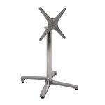 ΒΑΣΗ ΑΛΟΥΜΙΝΙΟΥ ΠΤΥΣΣΟΜΕΝΗ ΧΡΩΜΙΟΥ 69Χ69Χ73Υεκ. ΜΕ ΣΤΑΥΡΟ 48Χ48εκ.HM459.03 - ΒΑΣΕΙΣ ΤΡΑΠΕΖΙΩΝ στο Milonadakis.gr