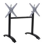 ΒΑΣΗ ΑΛΟΥΜΙΝΙΟΥ ΔΙΣΤΗΛΗ HM468.01 ΜΑΥΡΟ ΜΑΤ 84X60X73Υ εκ. - ΒΑΣΕΙΣ ΤΡΑΠΕΖΙΩΝ στο Milonadakis.gr