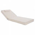 ΜΑΞΙΛΑΡΙ ΞΑΠΛΩΣΤΡΑΣ TEXTILENE 600gr/m2 2X1 SIFNOS ΜΠΕΖ HM11237.60T 194x70x11εκ. - ΜΑΞΙΛΑΡΙΑ στο Milonadakis.gr