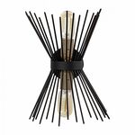 ΑΠΛΙΚΑ ΤΟΙΧΟΥ 2ΦΩΤΗ ΜΕΤΑΛΛΙΚΗ ΜΑΥΡH HM7299 23X16X33 εκ. - ΑΠΛΙΚΕΣ ΤΟΙΧΟΥ στο Milonadakis.gr