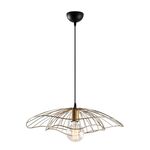 ΦΩΤΙΣΤΙΚΟ ΟΡΟΦΗΣ ΜΕΤΑΛΛΙΚΟ ΚΡΕΜΑΣΤΟ ΧΡΥΣΟ ΟΞΥΝΤΕ HM7229.04 Φ50x111 εκ. - ΦΩΤΙΣΤΙΚΑ ΟΡΟΦΗΣ στο Milonadakis.gr