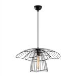 ΦΩΤΙΣΤΙΚΟ ΟΡΟΦΗΣ ΜΕΤΑΛΛΙΚΟ ΚΡΕΜΑΣΤΟ ΜΑΥΡΟ HM7231 E27 Φ50x123 εκ. - ΦΩΤΙΣΤΙΚΑ ΟΡΟΦΗΣ στο Milonadakis.gr